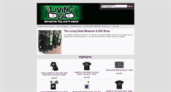 Desktop Screenshot of livingdeadmuseum.com